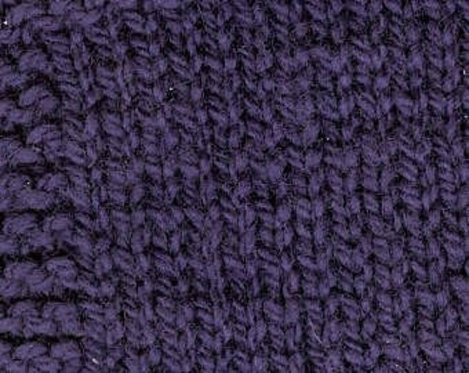Plum wool worsted weight kettle dyed soft 3 ply yarn from out American farm free shipping offer