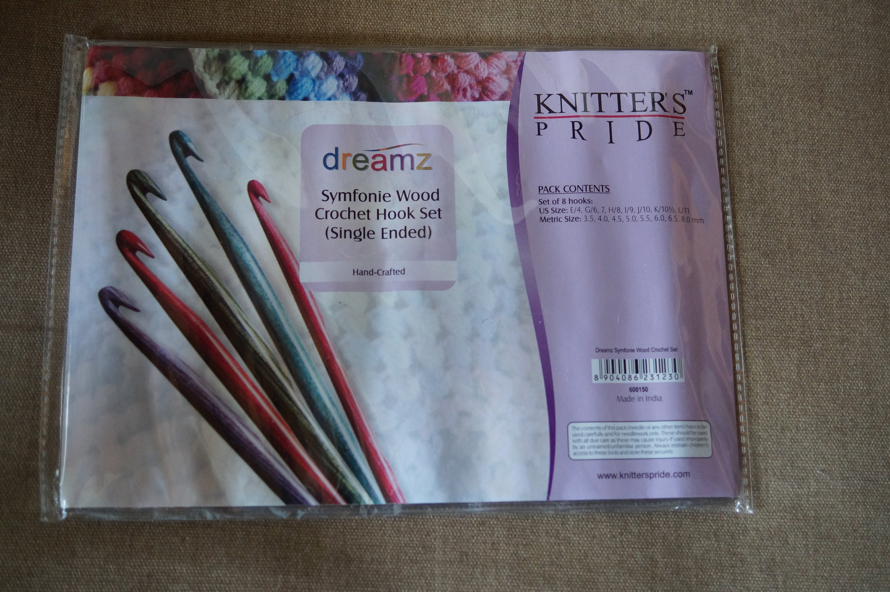 Symfonie Dreamz Tunisian Crochet Hooks Set