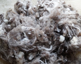 Natural color washed locks for spinning felting stuffing dryer balls toy or doll making