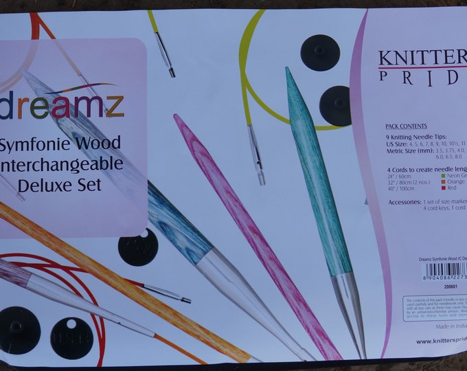 Dreamz Symfonie deluxe interchangeable wood circular needle set free shipping