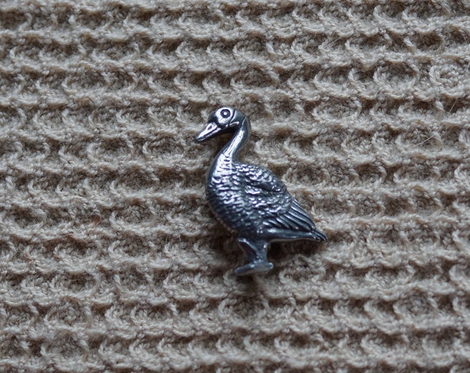 Loon button vintage pewter Danforth buttons made in the USA