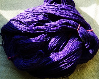 MULBERRY 2 ply sport weight kettle dyed wool yarn from our farm free shipping offer