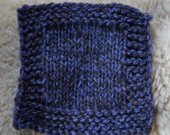 Purple Ragg soft wool farm yarn 3 ply worsted tweed yarn from our American farm