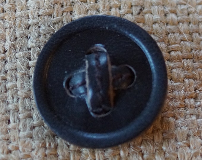 Leather Buttons black with detail free shipping offer