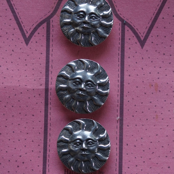 Button covers Danforth pewter vintage never used made in the USA