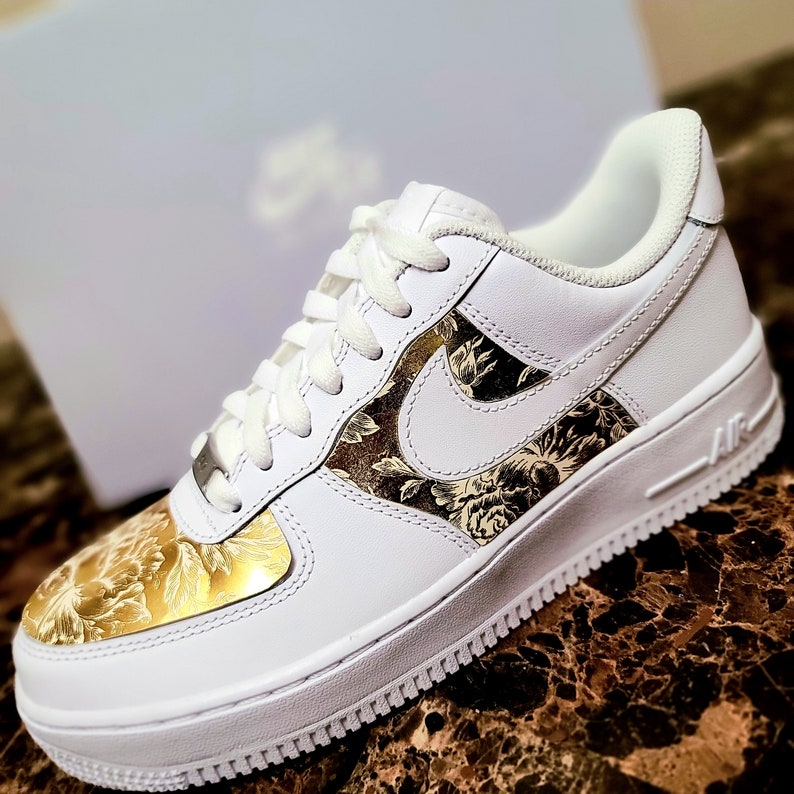 Af1 'STAY GOLD' custom shoes 