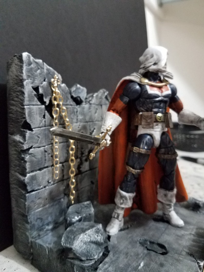 Diorama for marvel legends action figure display | Etsy