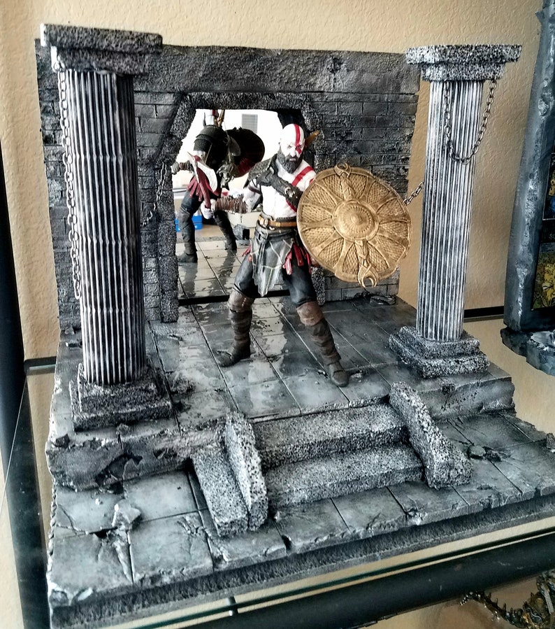 Temple ruins diorama action figure base - Il 794xN.1754885228 S50o