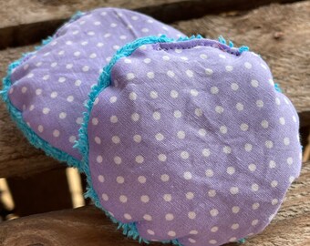 Pocket Warmer Dent Cooler Grain Pillow Purple Dots
