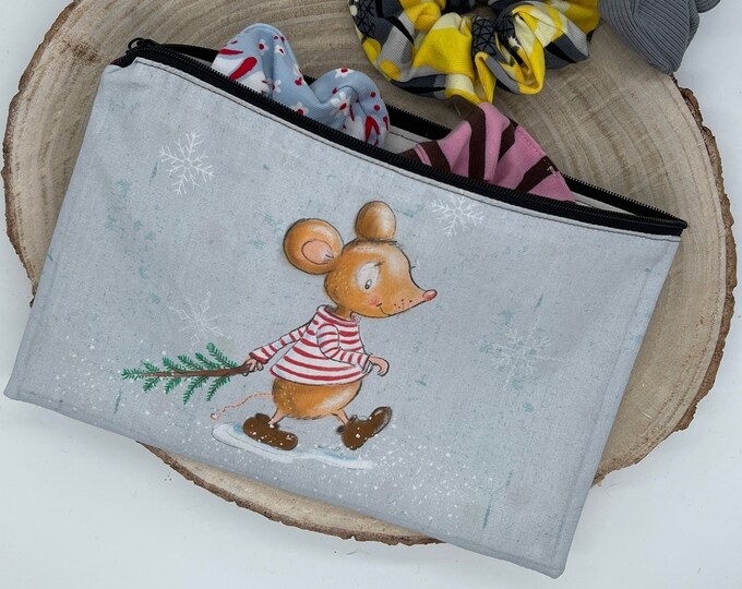 Pen Bag Cosmetic Bag Modes Christmas Tree Mouse