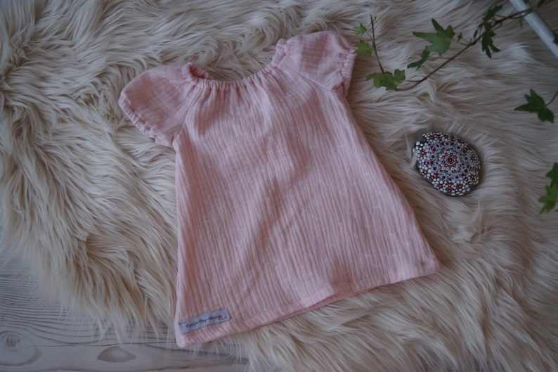 Tunicdress made of muslin