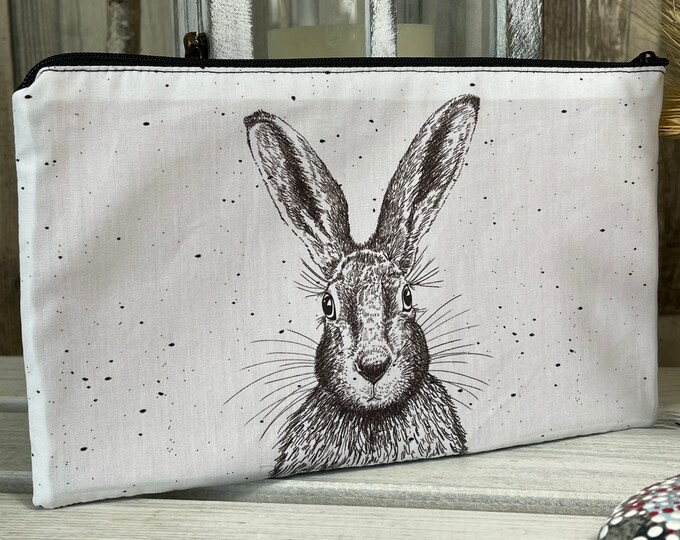Feather bag cosmetic bag MODI rabbit