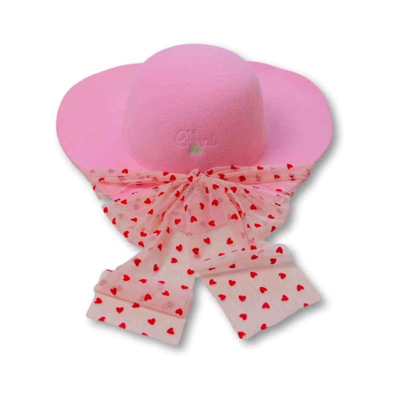 Skip a Beat Heart Hat in Pink image 8