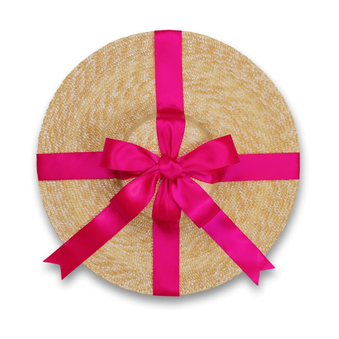 Rococo Ruffle Straw Hat in Black (large) - Etsy