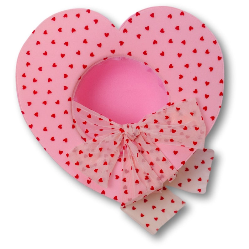 Skip a Beat Heart Hat in Pink image 1