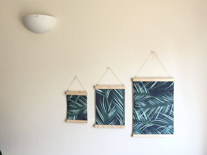 Artwork Print Hanger Available in Black Gold White and Etsy