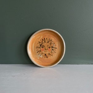 Sunshine Trinket Dish, Home Décor, Hand Painted Sun Dish image 7