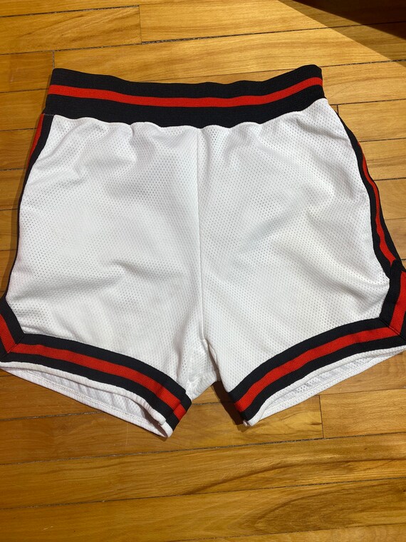 Vintage 70s 80s Saxon Basketball Athletic Gym Whit