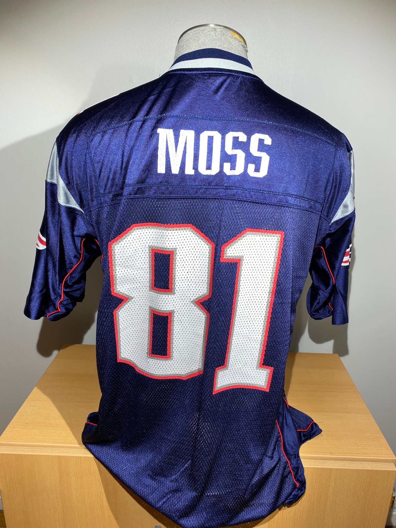 Vintage New England Patriots Randy Moss RBK XL NFL Football | Etsy