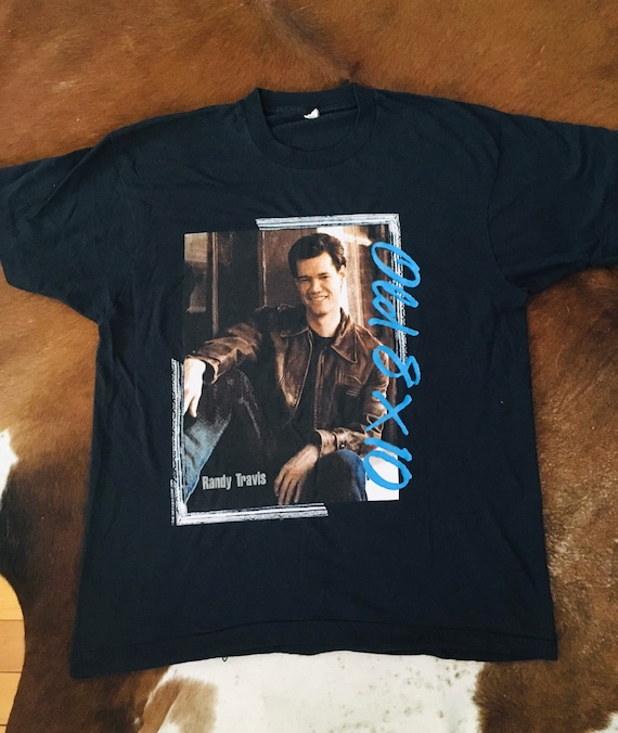 Vintage 80s Randy Travis Old 8x10 Country Music Star Screen Stars