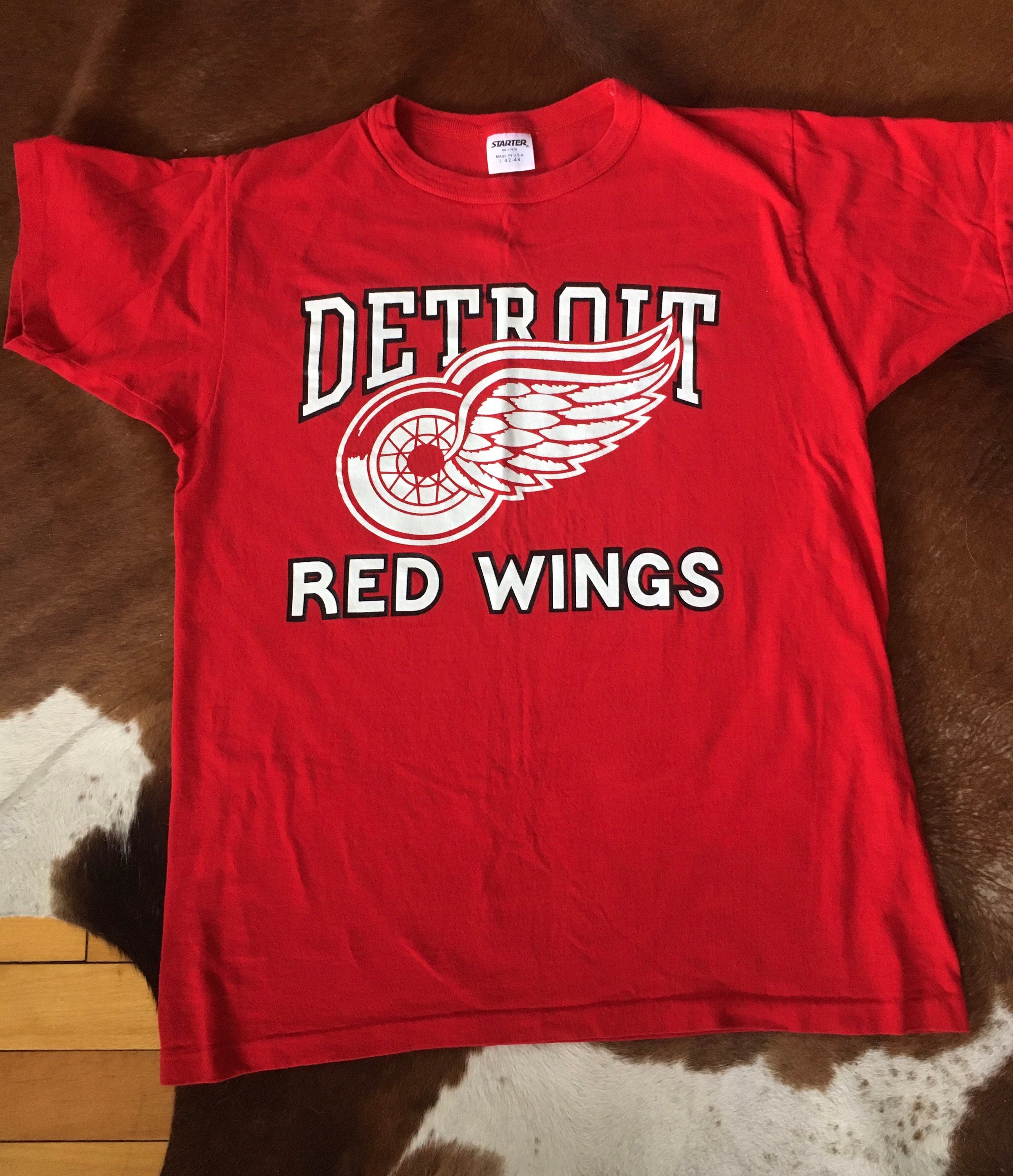 Vintage 90s NHL Detroit Red Wings Starter Hockey Jersey, Size Large,   in 2023