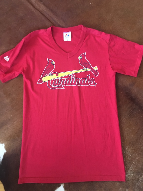 Vintage 80s 90s St Louis Cardinals MLB Baseball Number 8 Majestic Red  Medium Tshirt - Etsy