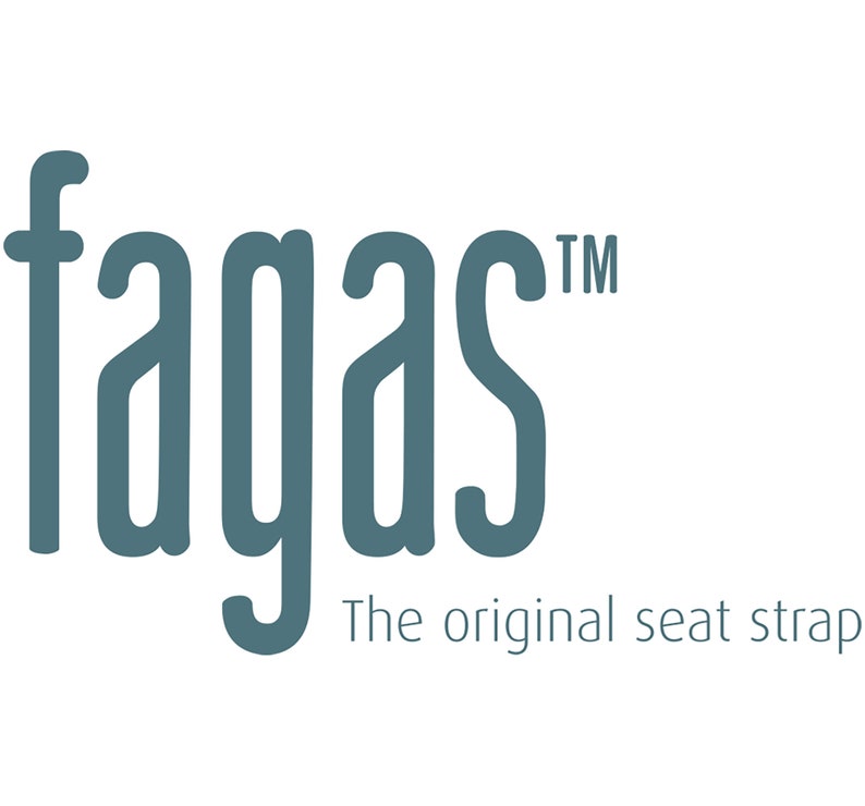 The Original Fagas Strap No 345. Danish Rubber Seat Webbing with Metal Clips image 8