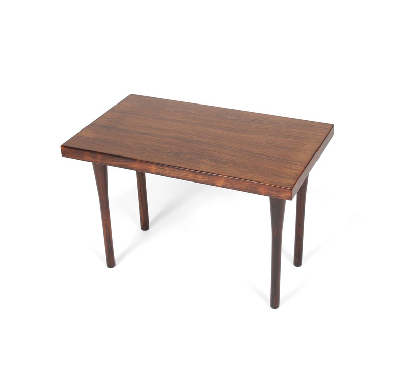 Vintage Danish Rosewood Side Table by Soren Willadsen. Nanna Ditzel or Wikkelso image 7