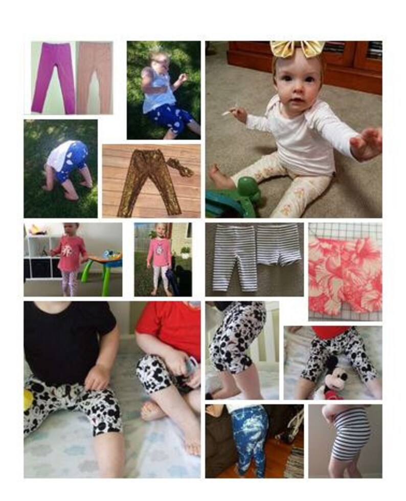 PDF Leggings Pattern Boys Legging Pattern Girls Legging Pattern Baby