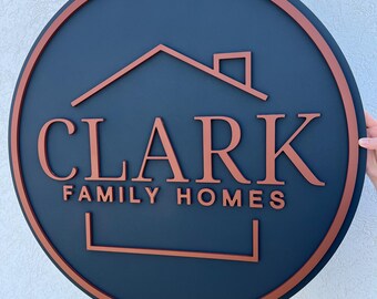 3D Wood Sign - Custom Outdoor Store Sign - Custom Business Wooden Logo