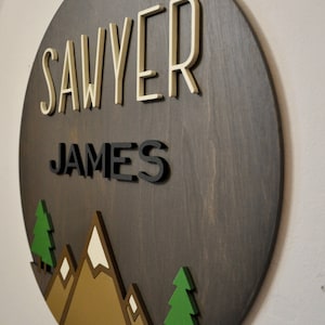 Nursery Name Sign -Kids room decor - Name sign - Custom wood sign - Wooden logo sign - Personalized sign - Last name sign - Blade sign