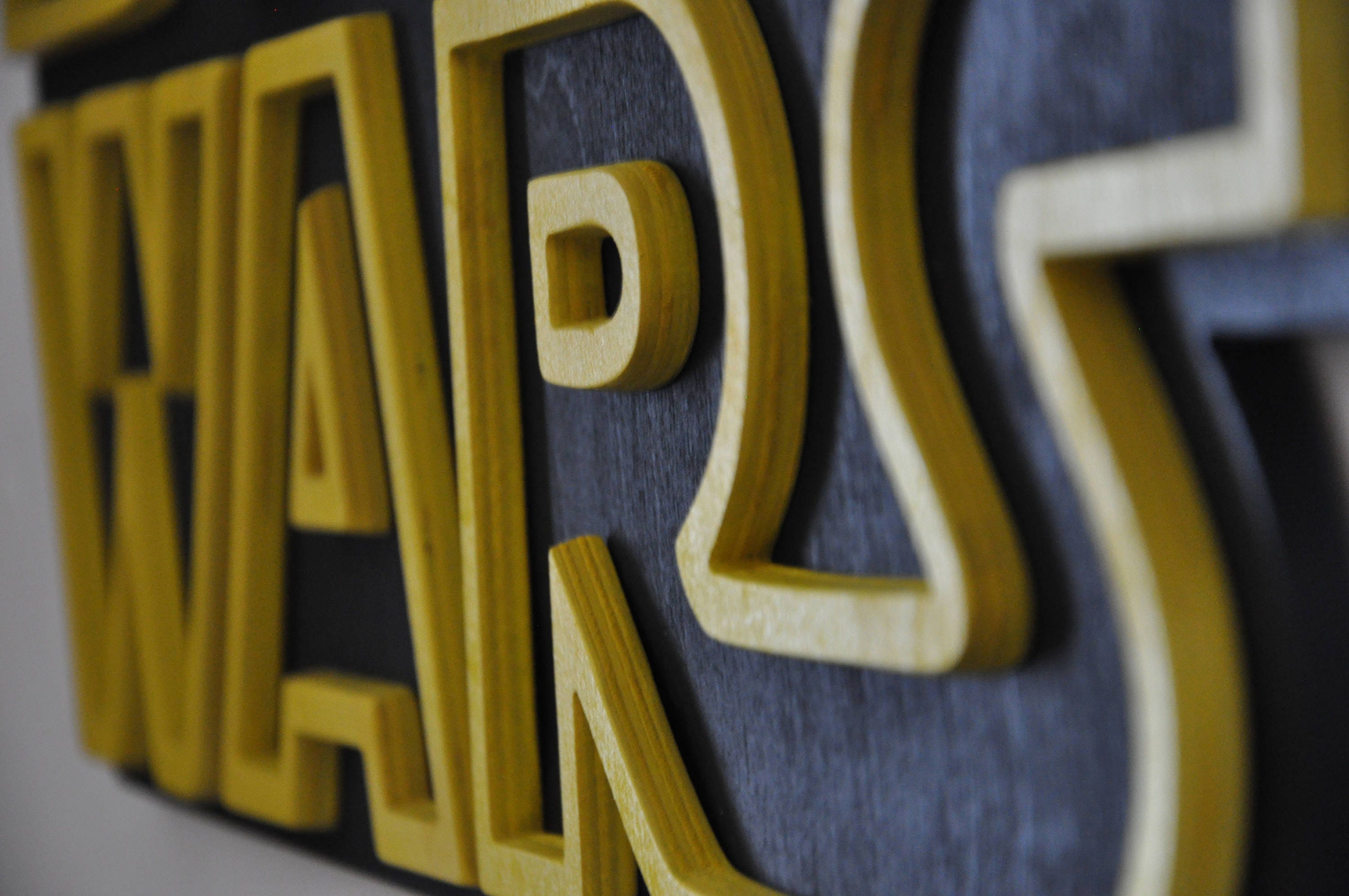 Star Wars Wood Sign Logo sign Wooden sign Skywalker saga | Etsy