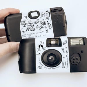 Wedding Camera Wrap • Disposable Camera Sticker Label for Weddings