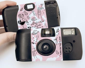 Nashville Bachelorette Camera Wrap • Disposable Camera Sticker Label
