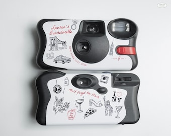 Sticker for Disposable Camera - Label Only - Bachelorette Party Camera Cover