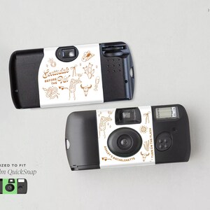 Label for Disposable Camera • Country Western Theme • Scottsdale Before the Veil Bachelorette Party Favors image 4
