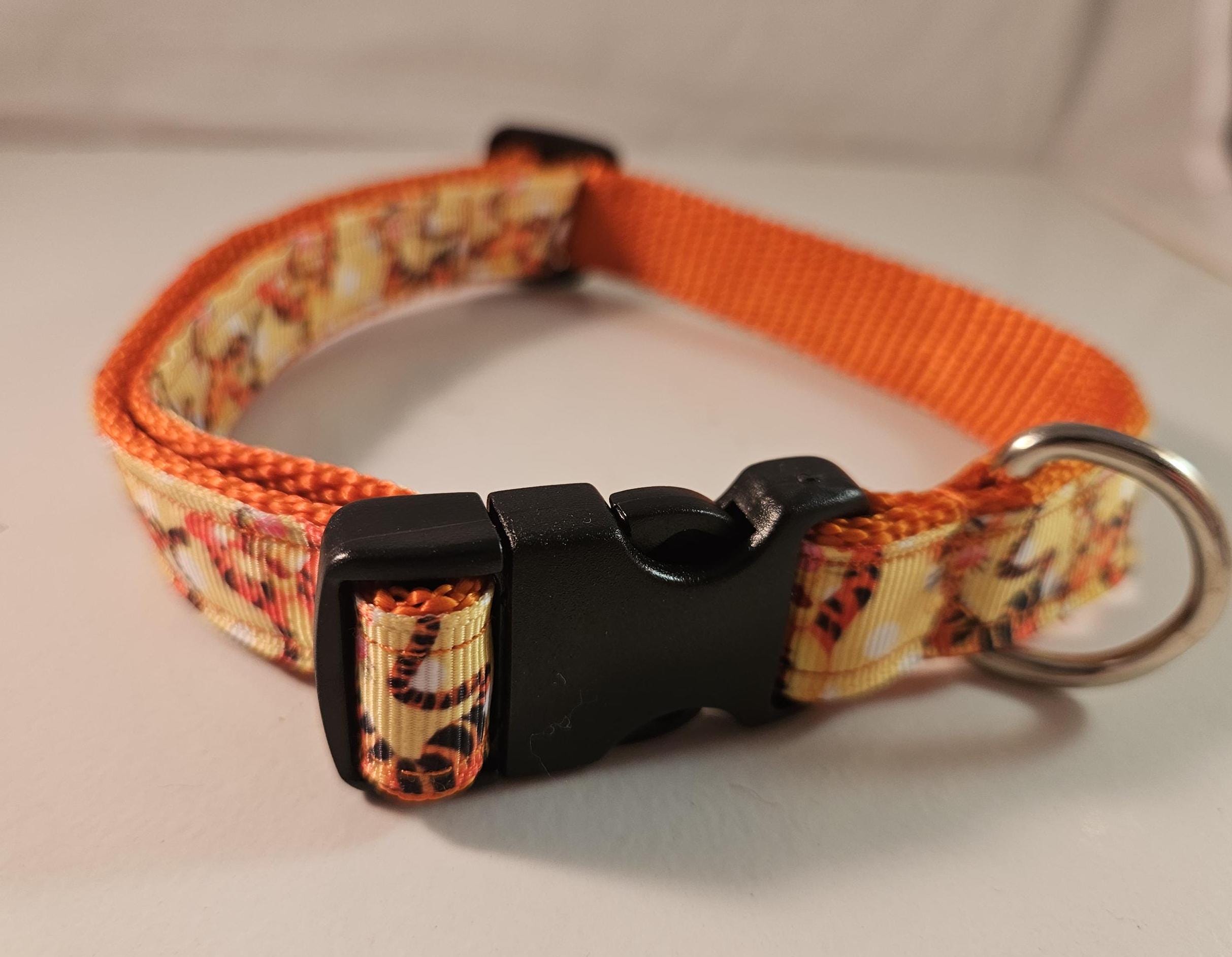Tigger Dog Collar Etsy