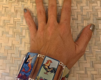 Pulsera hecha a mano de Loteria Mexicana