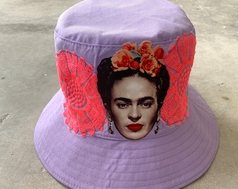 Frida Kahlo Handmade Bucket Hat
