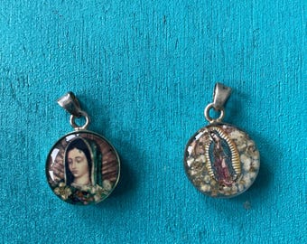 Virgen de Guadalupe handmade pendant