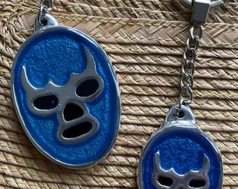Chunky Mexican Luchador keychain