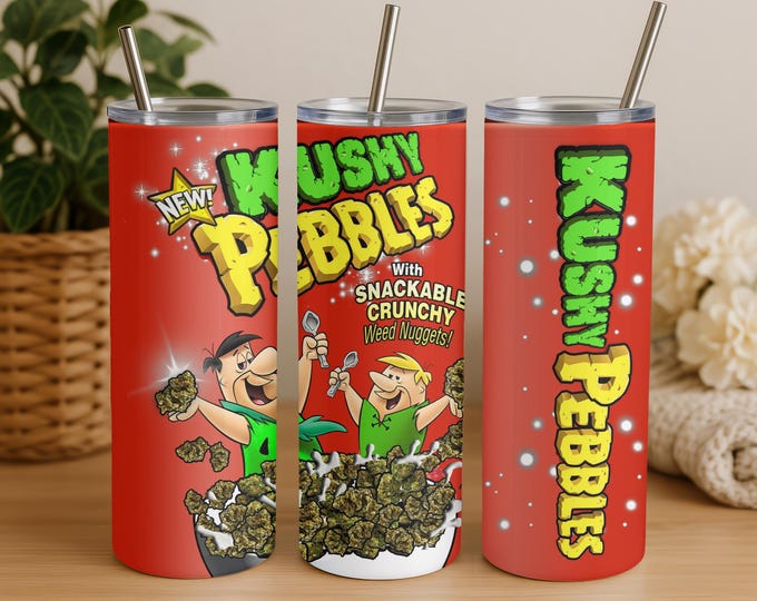Weed Tumblers, Stoner Cups, Weed Gifts, Funny Tumblers, Adult Tumblers, Weed Cereal Tumblers, Adult Gag Gifts, Novelty Gifts, Smoker Gifts