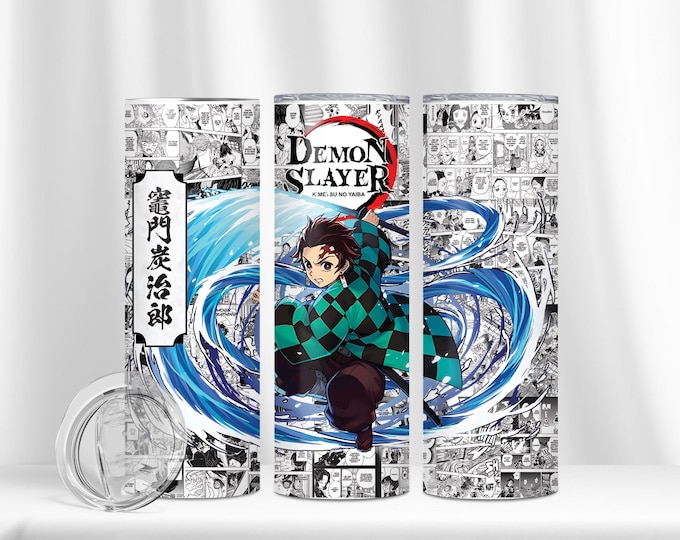 Demon Slayer Anime Tumbler Gifts Custom 20oz Skinny tumbler