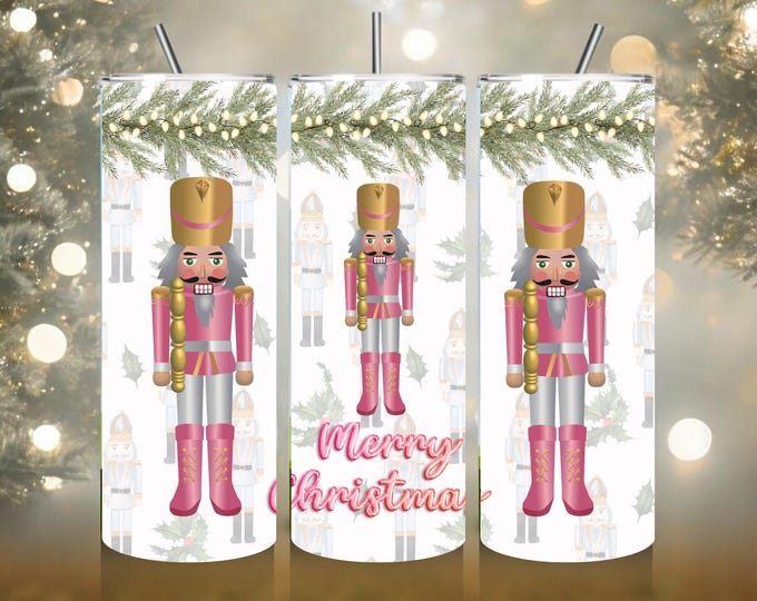 Pretty in Pink Nutcracker Tumbler