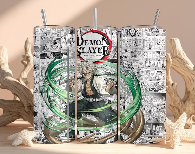 Demon Slayer Anime Tumbler, Sanemi Shinazugawa, Anime fan, Cosplay accessory, Demon Slayer Tumber