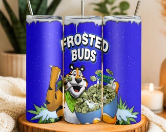 Stoner Cups, Weed Gifts, Funny Tumblers, Adult Tumblers, Weed Cereal Tumblers, Adult Gag Gifts, Novelty Gifts, Smoker Gifts, Weed Tumblers