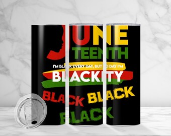 Juneteenth celebration, Freedom Day tumbler, African American pride, Emancipation Day, Juneteenth decor, 1865, Black pride gifts,