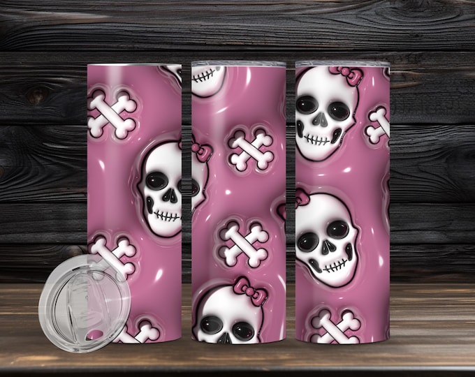 Girly Skull Tumbler