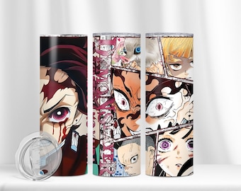 Demon Slayer Anime Tumbler Gifts Custom 20oz Skinny tumbler