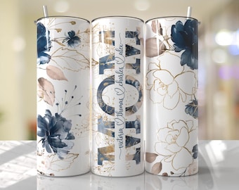 Personalized Mom Tumbler, Mother's Day, Gifts,